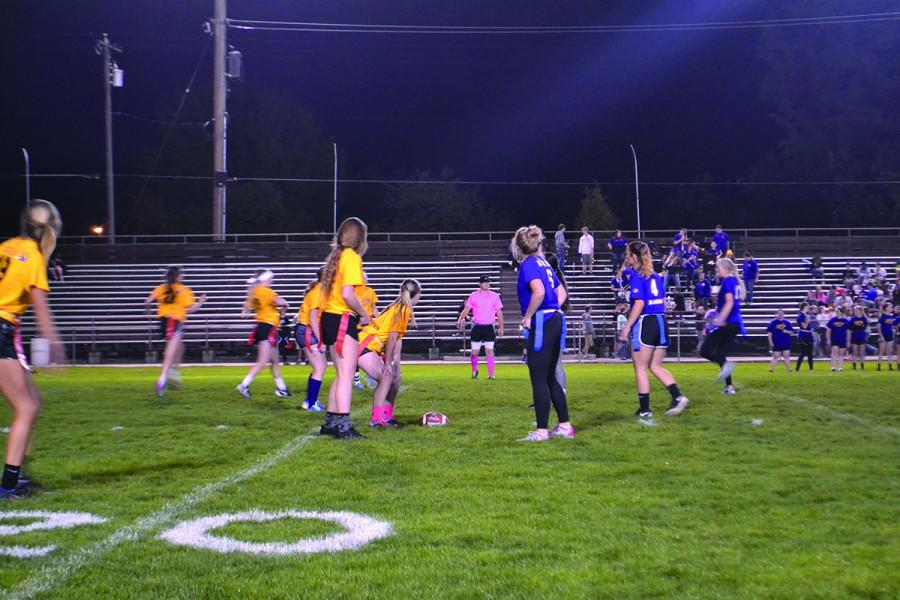 Girls take the football field