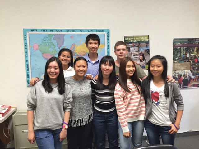 Foreign exchange students brighten LHS