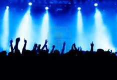 crowd enjoys rock concert