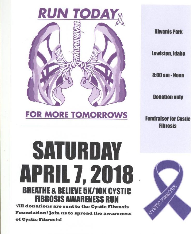 Breathe and Believe run Saturday, April 7 at Kiwanis Park