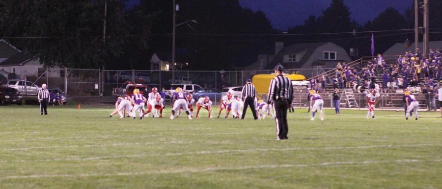 The LHS football team beats Sandpoint at homecoming, 24-6.
