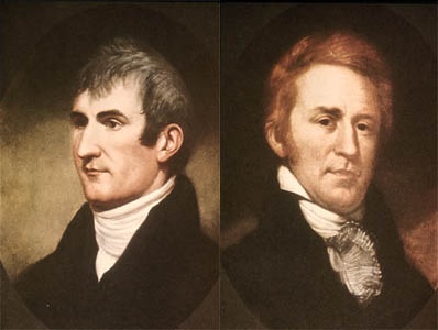 Lewis and Clark portraits. Photo courtesy of Wikepedia.com.