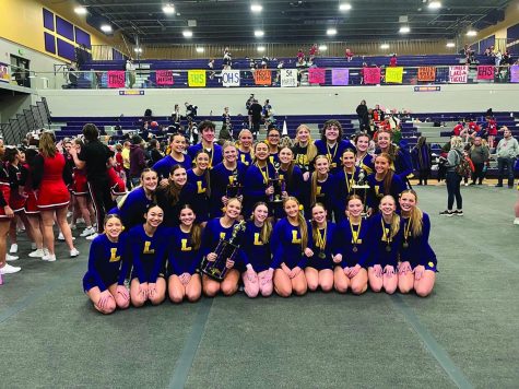 LHS cheer has success at home competition