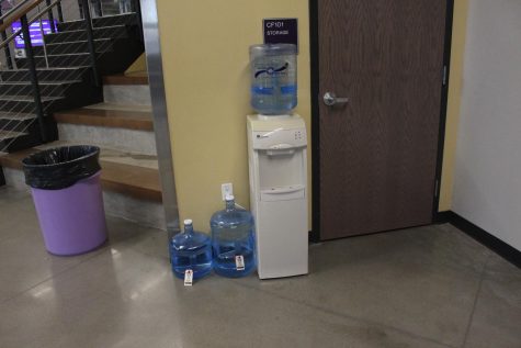 Water stations at Lewiston High Schools are available for staff and students to have clean drinking water.