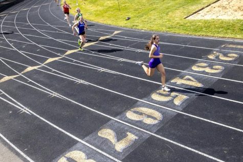 Track students break records