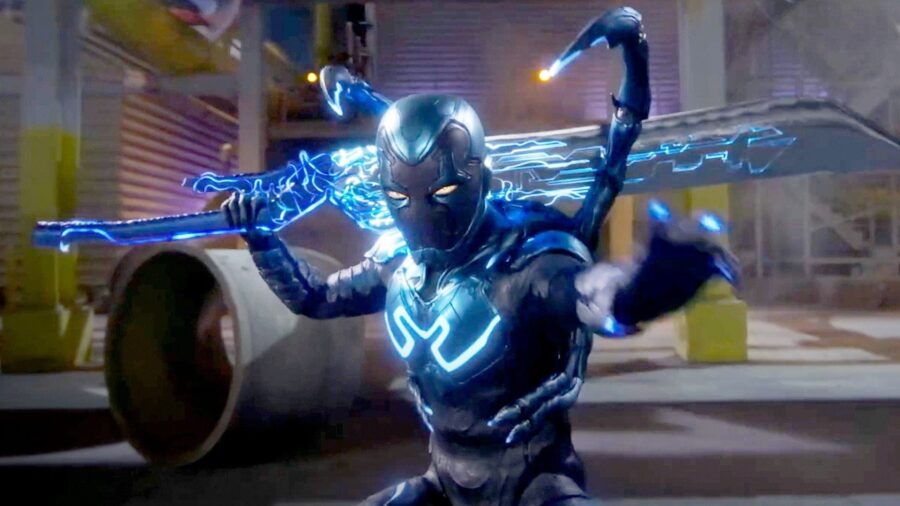 The Blue Beetle in action. Photo courtesy of Draftkings.com