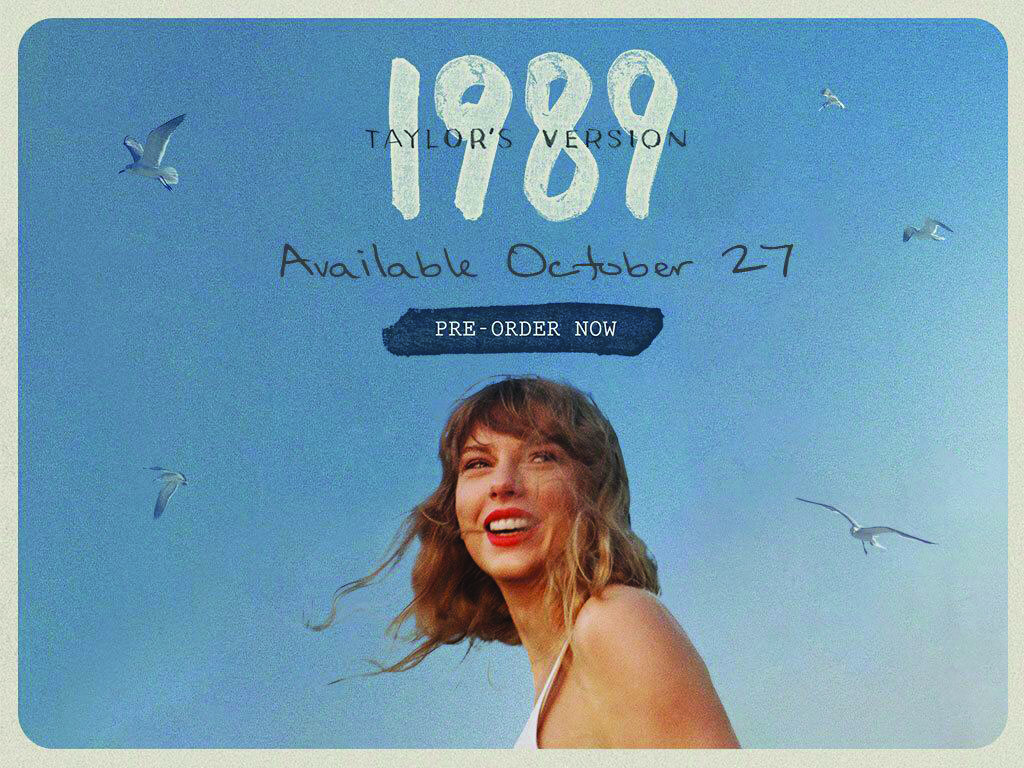 1989 (Taylor’s Version) album cover. Photo courtesy of Taylorswift.com