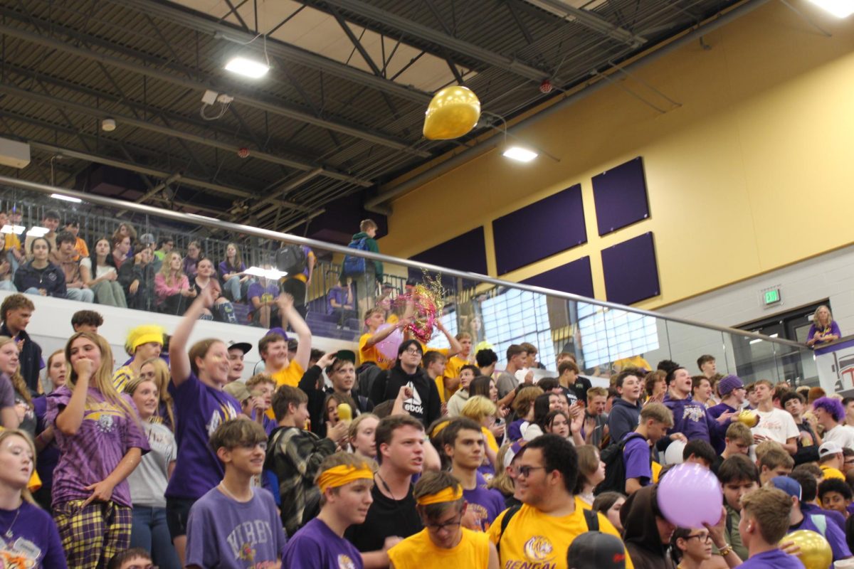 Battle of the Bridges pep assembly Friday, Sept. 13, 2024 in the LHS gym