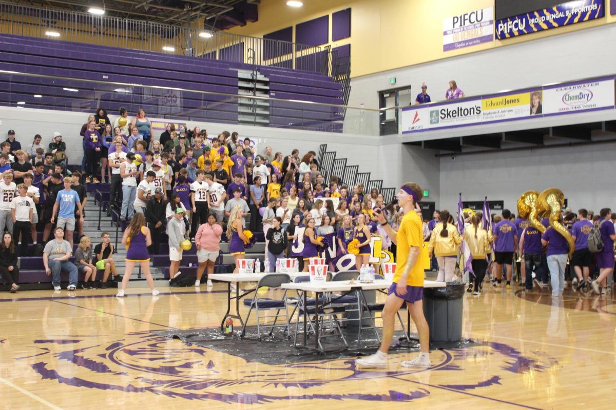 Battle of the Bridges pep assembly Friday, Sept. 13, 2024 in the LHS gym