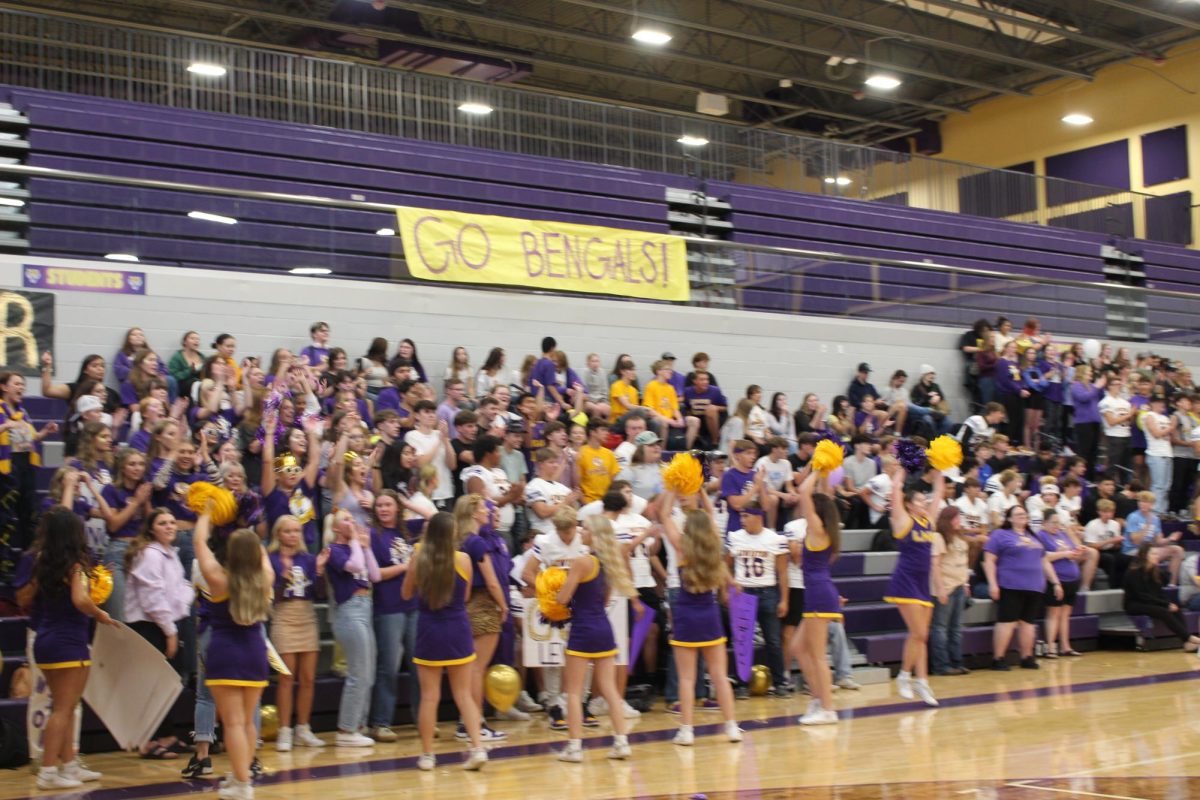 Battle of the Bridges pep assembly Friday, Sept. 13, 2024 in the LHS gym