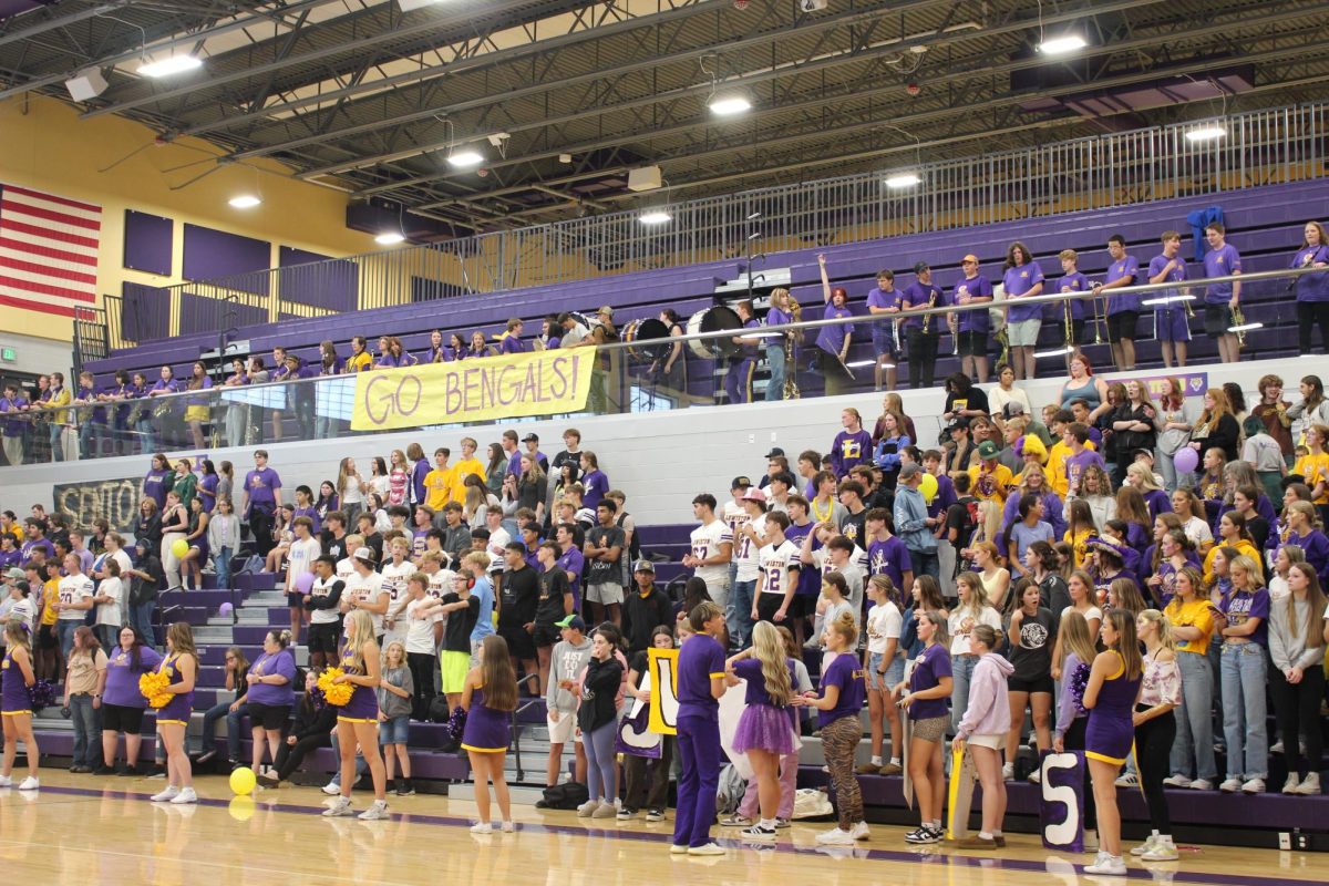 Battle of the Bridges pep assembly Friday, Sept. 13, 2024 in the LHS gym