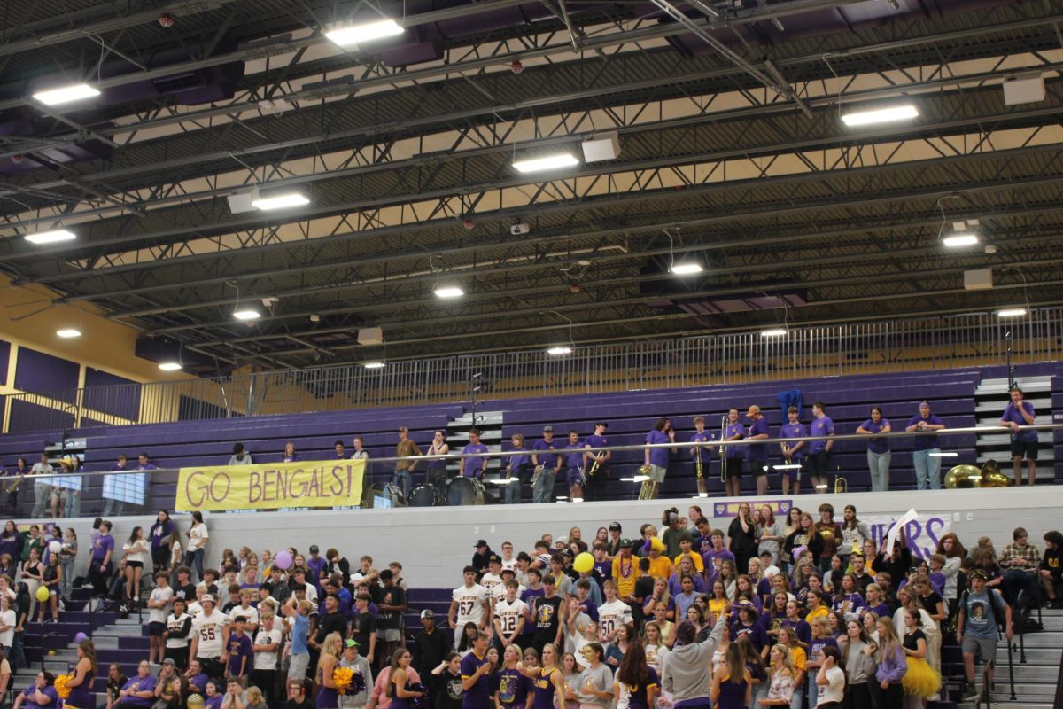 Battle of the Bridges pep assembly Friday, Sept. 13, 2024 in the LHS gym