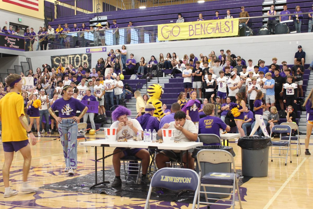 Battle of the Bridges pep assembly Friday, Sept. 13, 2024 in the LHS gym