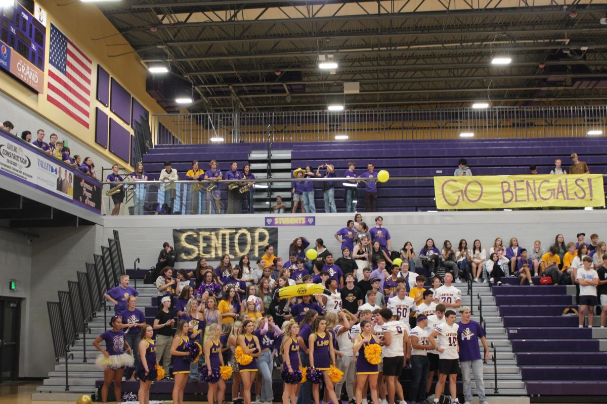 Battle of the Bridges pep assembly Friday, Sept. 13, 2024 in the LHS gym