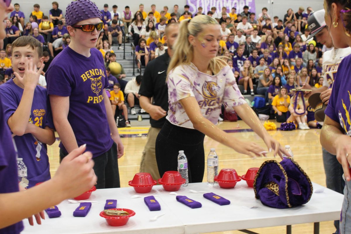 Battle of the Bridges pep assembly Friday, Sept. 13, 2024 in the LHS gym