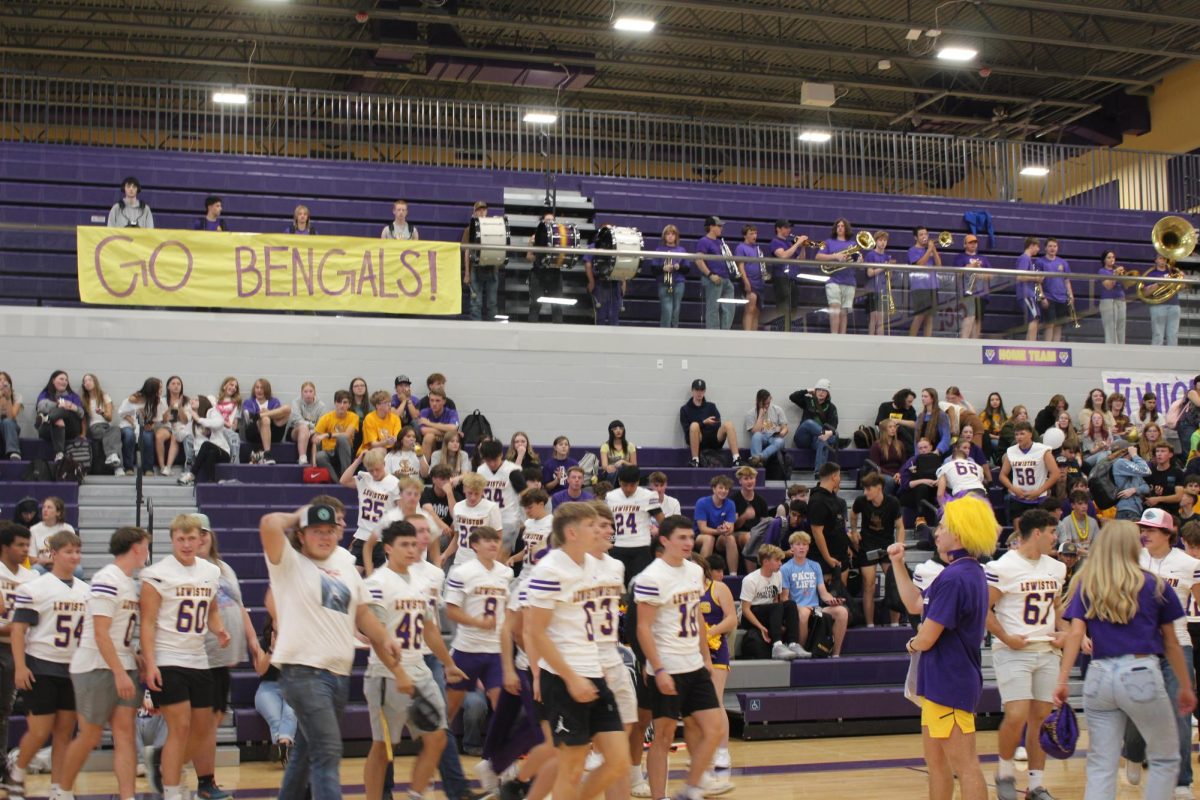 Battle of the Bridges pep assembly Friday, Sept. 13, 2024 in the LHS gym