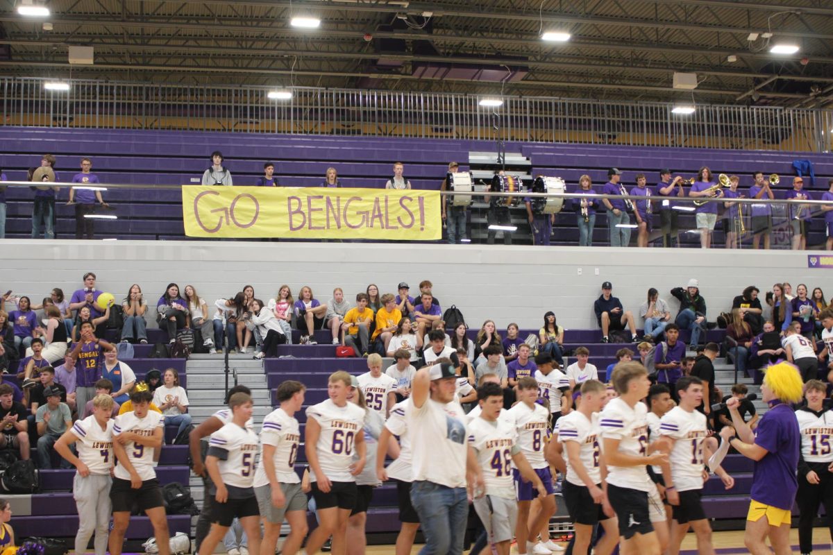 Battle of the Bridges pep assembly Friday, Sept. 13, 2024 in the LHS gym