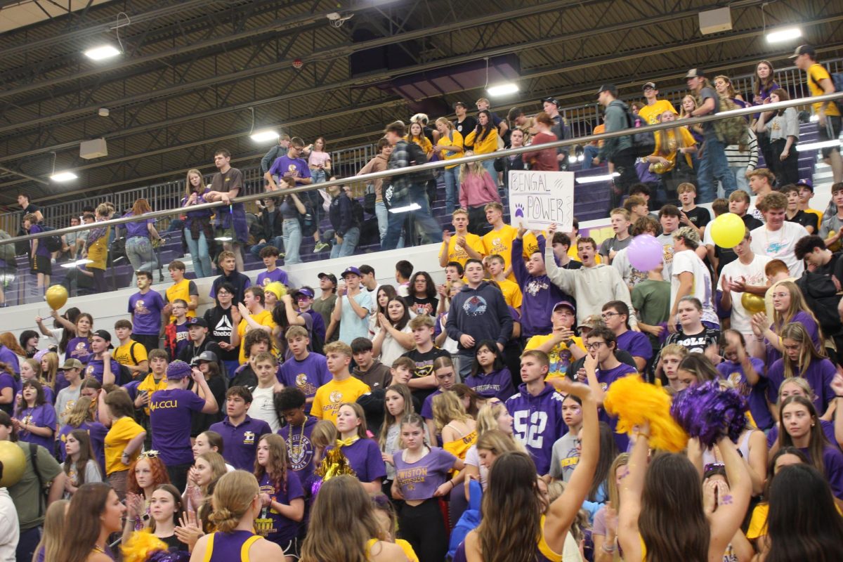 Battle of the Bridges pep assembly Friday, Sept. 13, 2024 in the LHS gym