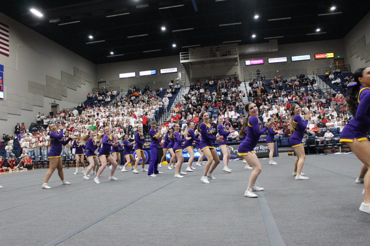 LHS Cheerleaders Halftime Performance