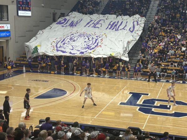 LHS student section banner