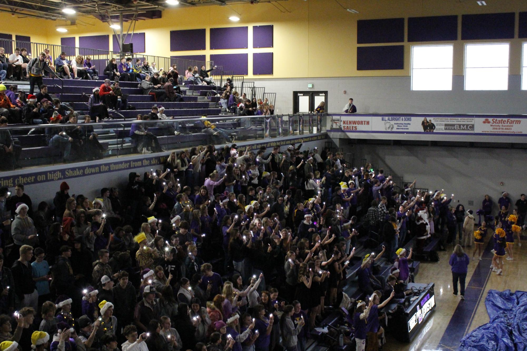 Light Show at LHS GOLDEN THRONE 2024 ASSEMBLY 12/13/2024