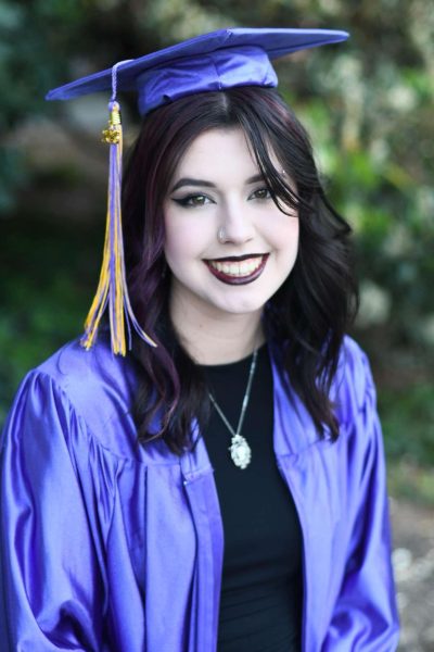 'Jo' Carbaugh in her cap and gown