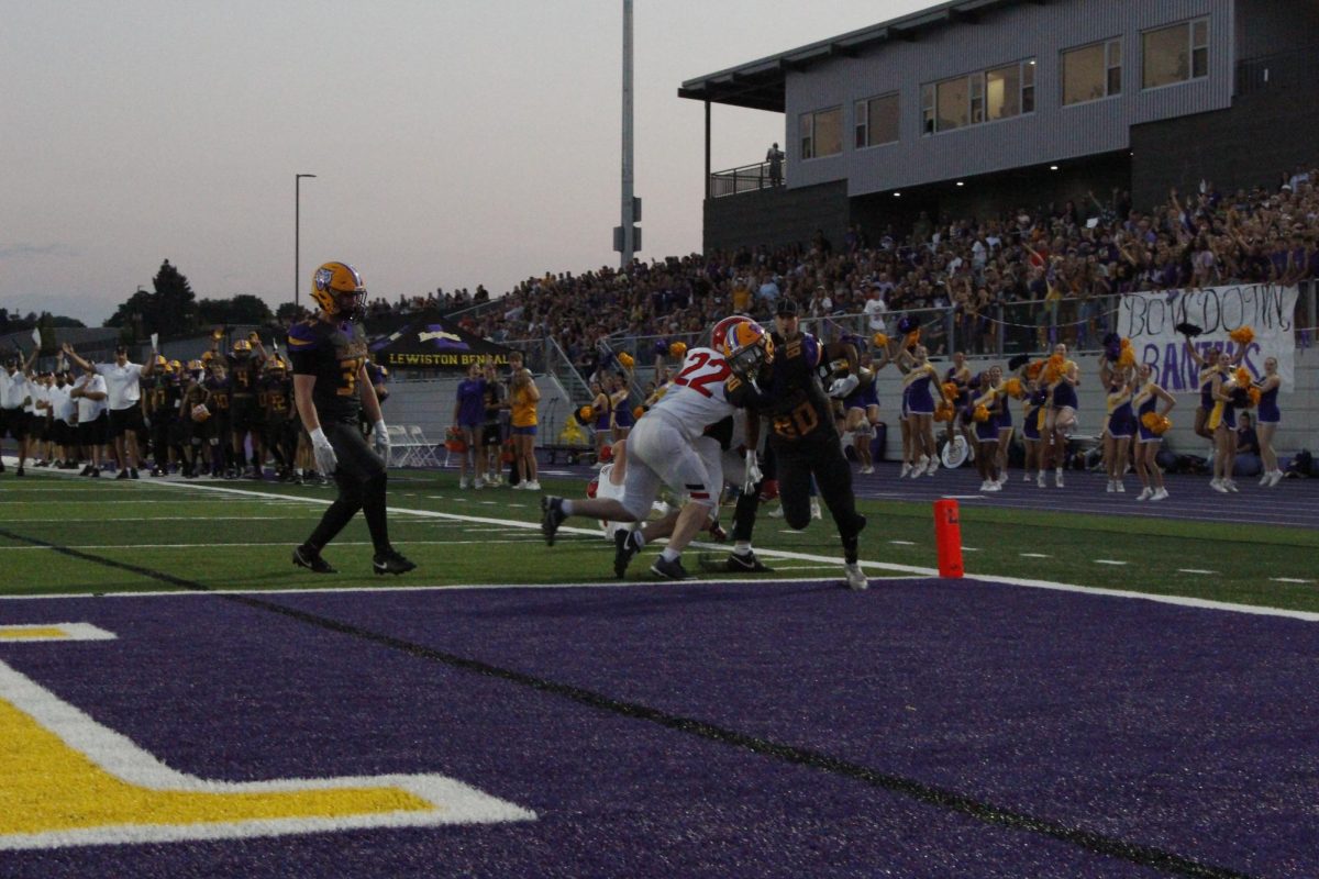 DJ Wilkerson (80) runs in for a Bengals TD