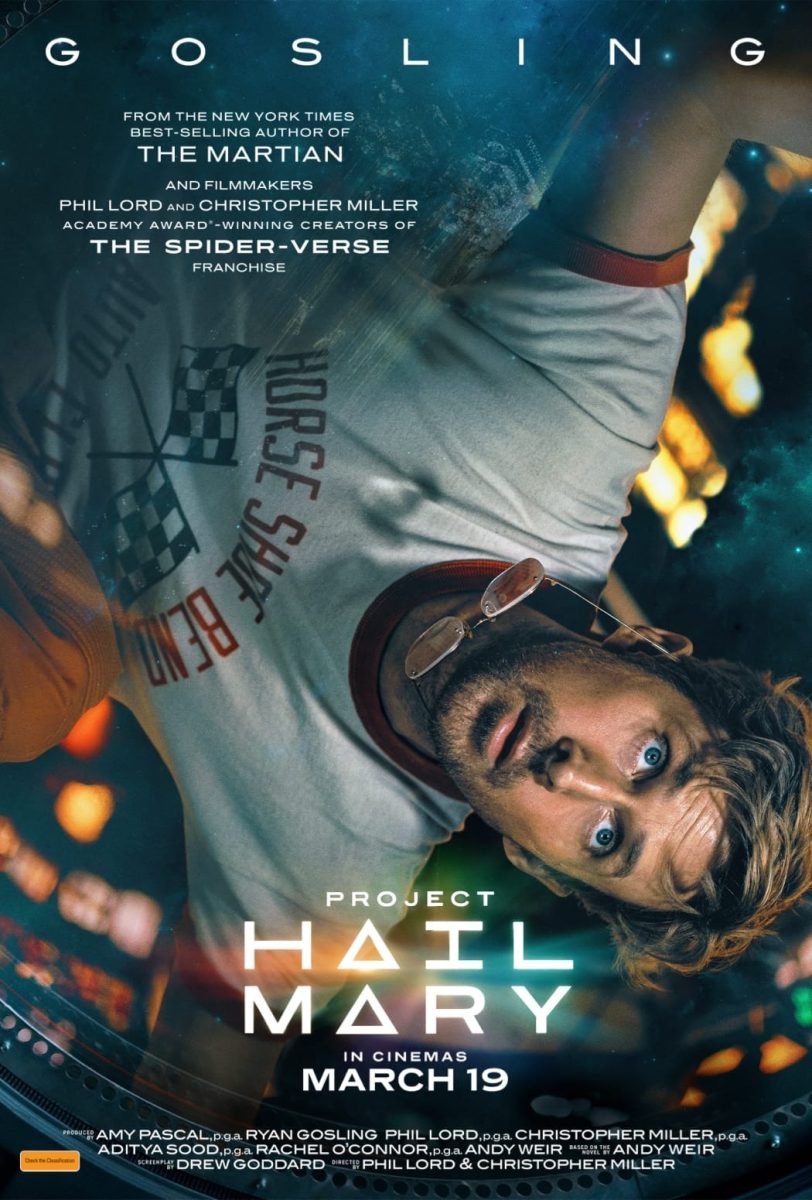 Hollywood hunk Ryan Gosling stars in Project Hail Mary. Image courtesy of Sony Pictures.